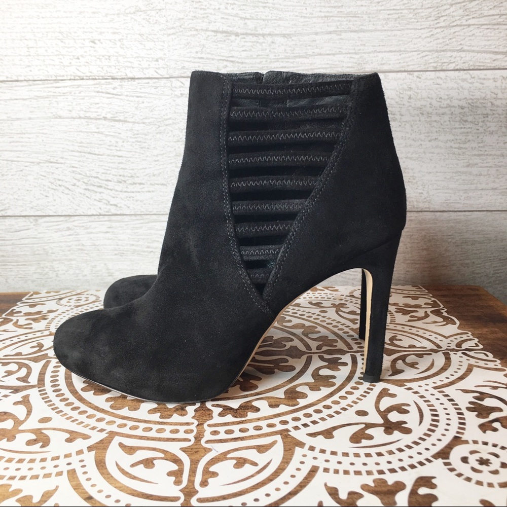 Via Spiga Suede Heeled Ankle Boots